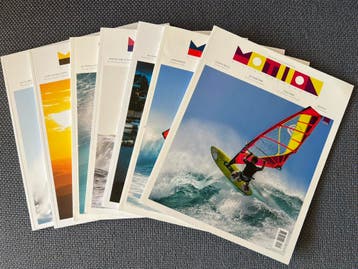2 jaargangen surftijdschrift Motion
