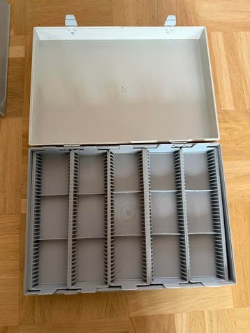 Dia opbergdozen - 12 stuks, diverse formaten