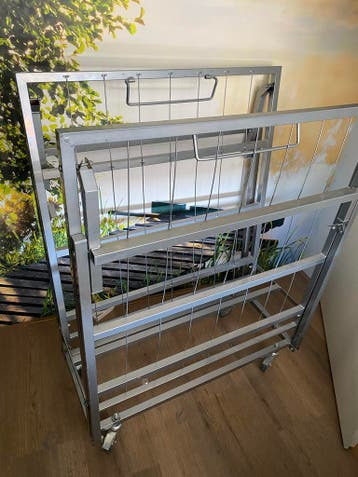 Opvouwbaar bedframe met wielen - Ideaal voor logees