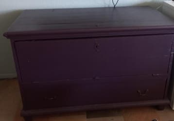 Dekenkist, opknappertje.