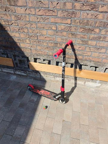 Stevige step voor kinderen - Zwart/Rood