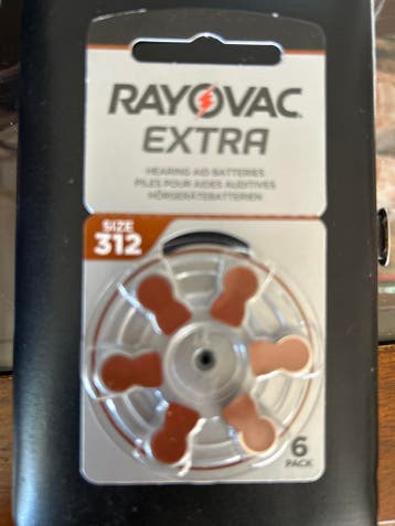 Gratis af te halen: 8 verpakkingen hoorbatterijen (maat 312)