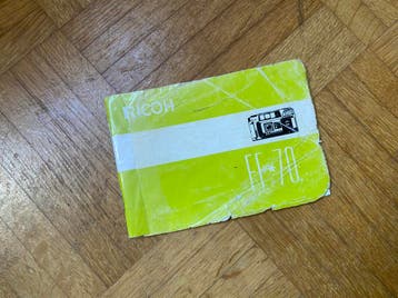 Ricoh FF 70 gebruiksaanwijzing