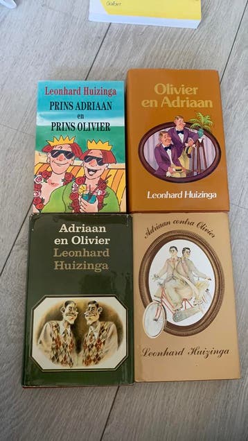 Leonhard Huizinga - Adriaan en Olivier set van 4