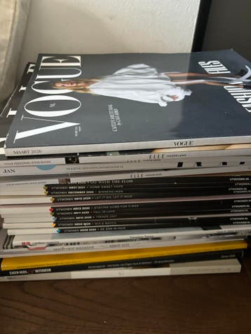 Gratis tijdschriften: LINDA., Vogue, Elle, VT Wonen en meer