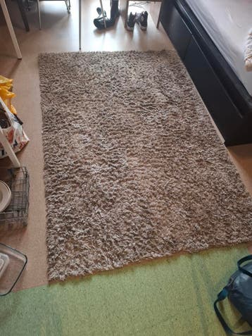 Bruin/grijs vloerkleed Ikea Vindebäk