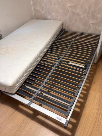 Bed zonder hoofdbord 2x (90/200)