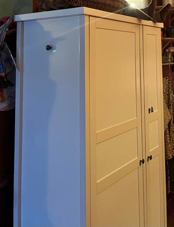 kledingkast met hang- en leggedeelte