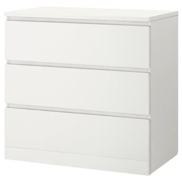 Ikea Malm ladekast wit gratis