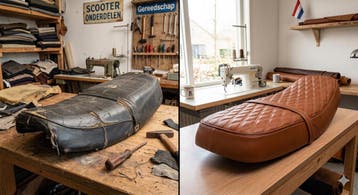 Zadel Bekleden op Maat – Motor, Fatbike & Scootmobiel
