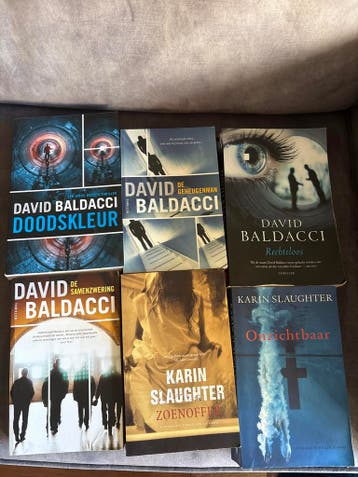 Gratis - Zes boeken van David Baldacci en Karin Slaughter