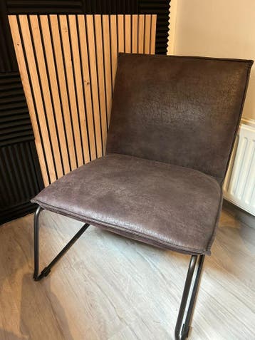 Grijze industriële faulteuil