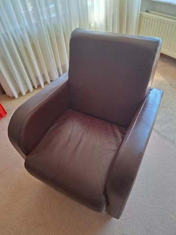 GRATIS !! Comfortabele leren fauteuil