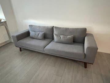 Gratis Grijze 3-persoonsbank Wehkamp - Ophalen 23 april.
