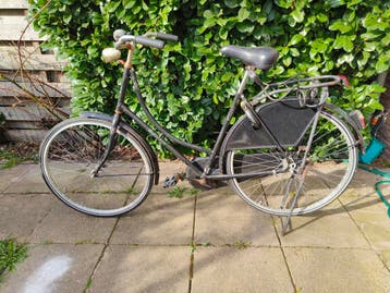 Oma fiets zwart