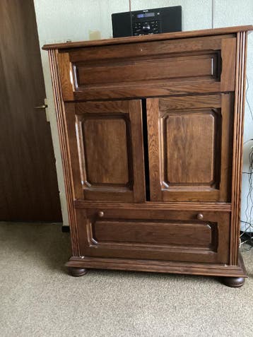 Vintage tv opberg kast