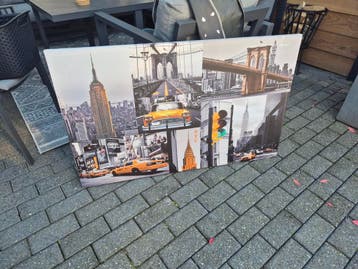 Canvas schilderij New York City skyline