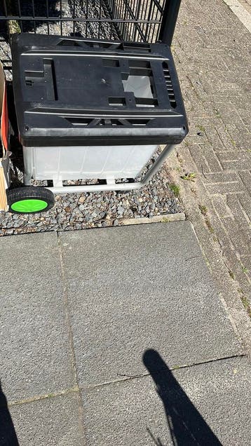 Gratis bak op wieltjes kar