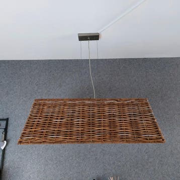 Rieten hanglamp