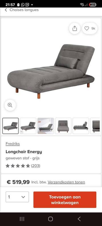 Gratis slaap bank / chaises lounges / longchair