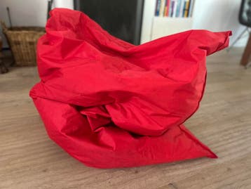 GRATIS - zitzak rood