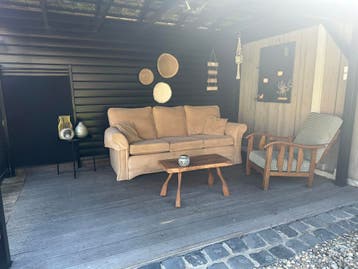 Vintage 3 zitsbank / tuinbank