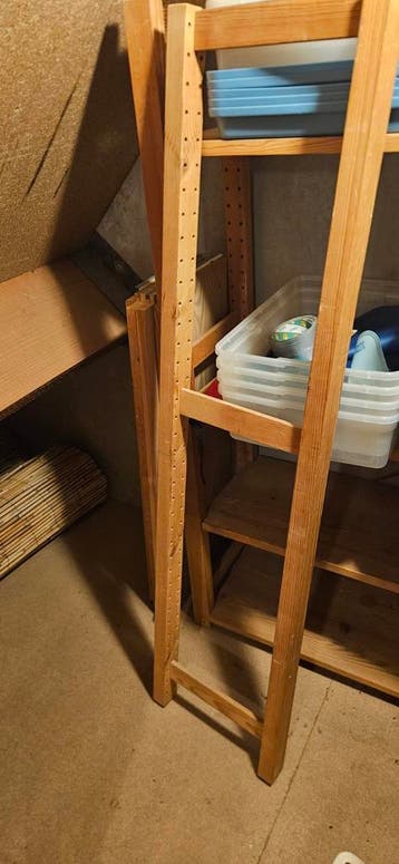 Ivar onderdelen: planken, zijstandaard, kastjes (30cm diep)