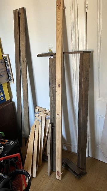 Ikea Neiden 140x200 + lattenbodem Luröy (zonder schroeven)