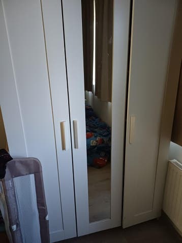 1 gebruikte IKEA BRIMNES kast - gratis af te halen