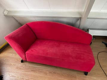 Rode chaise loungebank