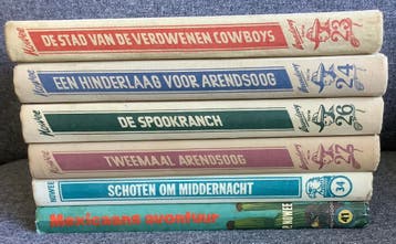 6 boeken (gebonden) serie Arendsoog van P. Nowee