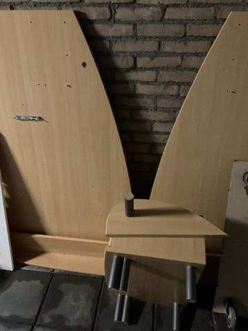 Tweepersoonsbed  met matrassen  gratis