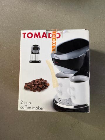 Tomado TM-2302 2-kops koffiezetapparaat - Ideaal voor campin
