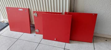 4 rode deurtjes Expedit van Ikea