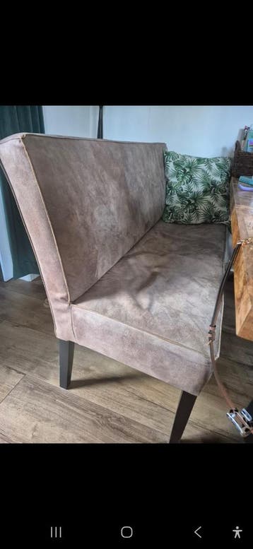 Comfortabele bank voor eetkamer of keuken