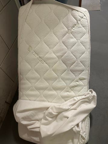 Tencel matras voor babybedje