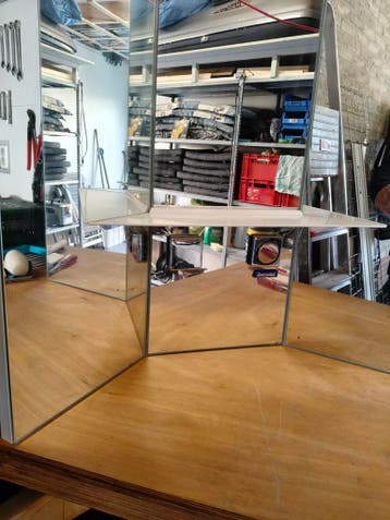 Badkamer of Make Up Hoekspiegel