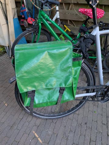 Groene fietstassen