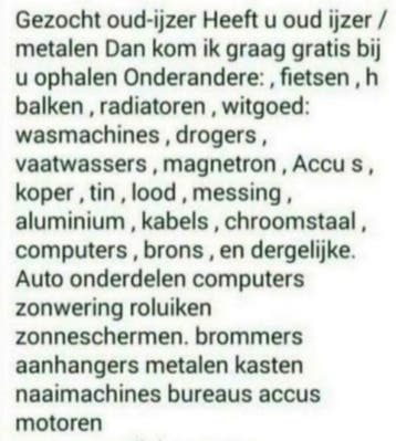 Oudijzer ophaaldienst