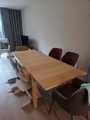 Uitschuifbare eettafel/bureau IKEA - Opknapper
