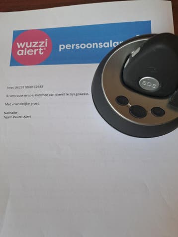 Wuzzi Alert personenalarm - gratis op te halen