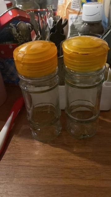 3+1 diverse lege kruidenpotjes