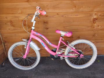 Roze prinsessen 20 inch meisjesfiets - Functioneert goed