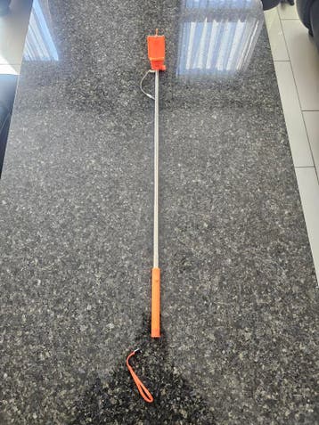 Gratis Selfiestick met kabel en polsbandje - Oranje