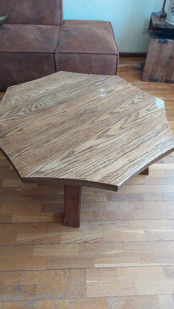 Houten salontafel eikenhout