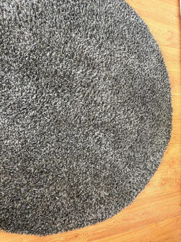LINUS rond vloerkleed Just Shaggy Ø160cm