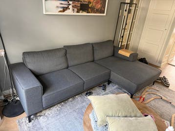 Gratis Hoekbank Antraciet met Ligdeel (ca. 3m)