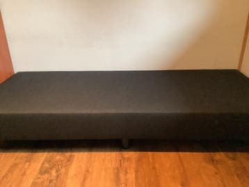 Boxspring zwart 80x200 cm - gratis ophalen in Brunssum