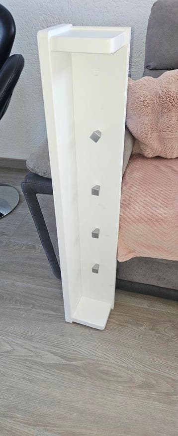 Witte smalle opbergrek