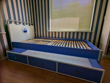Stoere jongens bed met lade